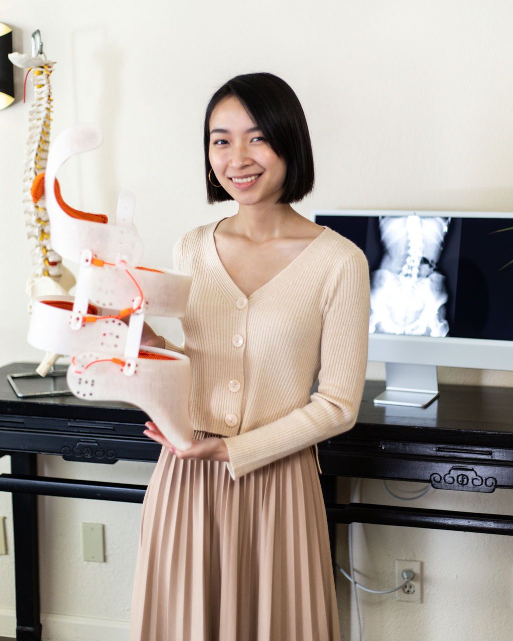 The James Dyson Award winner for the US, Airy Scoliosis Brace